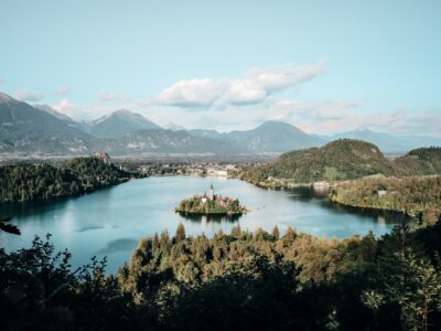 Kerkje in het meer van Bled